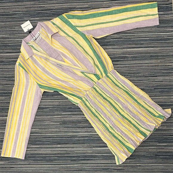 🆕Zara Women's The Valery Dress Pastel Striped Smocked Mini Size XS & XL - Picture 5 of 9